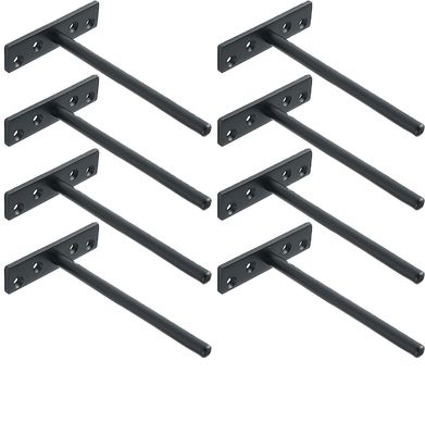 Scaffalature galleggianti montate in modo sicuro con processo di timbrazione 1 mm-5 mm Spessore di supporti per pareti