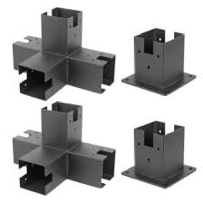 Kit di supporti per pergola in acciaio a prezzi accessibili su richiesta del cliente e compatibile con il budget