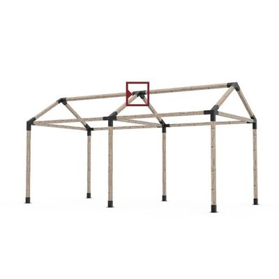 Spessore 0,5 mm-25 mm Nanfeng Custom Stamped Metal Bracket per telaio