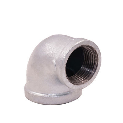 Connessione a flangia Fittings di tubi in acciaio al carbonio galvanizzati gomiti metallici con materiali