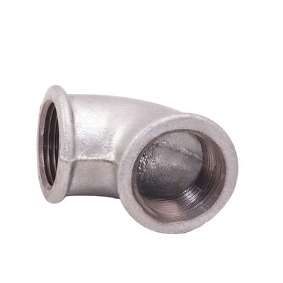 Connessione a flangia Fittings di tubi in acciaio al carbonio galvanizzati gomiti metallici con materiali
