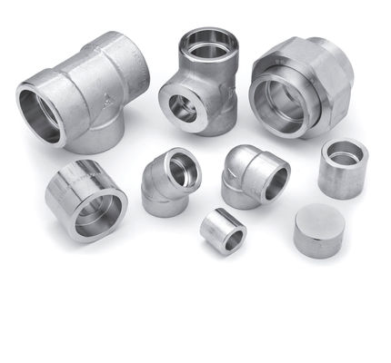 Connessione a flangia Fittings di tubi in acciaio al carbonio galvanizzati gomiti metallici con materiali
