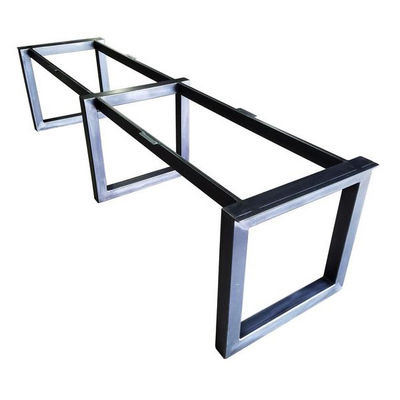 Fabbricazione personalizzata per mobili Leg Bar Metallico Cornice base del tavolo con finitura regolabile e nera