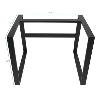 Fabbricazione personalizzata per mobili Leg Bar Metallico Cornice base del tavolo con finitura regolabile e nera