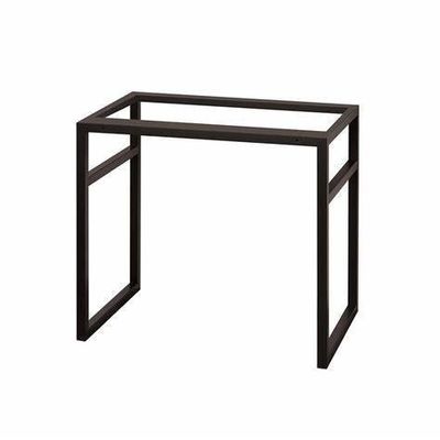 Fabbricazione personalizzata per mobili Leg Bar Metallico Cornice base del tavolo con finitura regolabile e nera