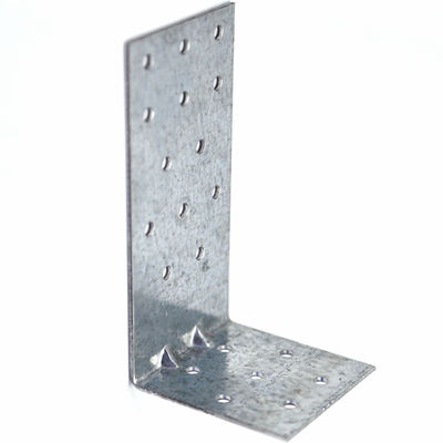Supporto angolare zincato personalizzato per case in legno resistente e facile da installare