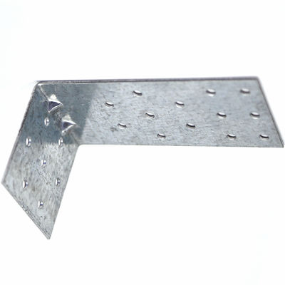 Supporto angolare zincato personalizzato per case in legno resistente e facile da installare