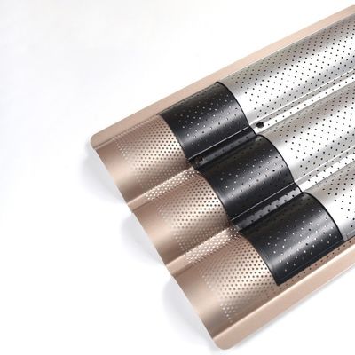 Tastiera per il pane francese perforata per la cottura di baguette