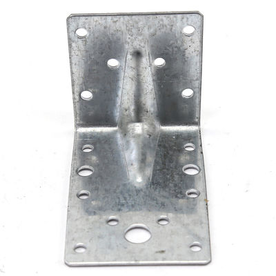 Logo personalizzato 2.0mm Metallo Stamping Parts rinforzato angolo bracket legno connettore