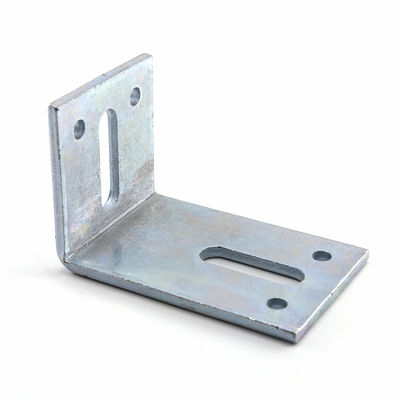 Bracket per angolo piatto galvanizzato per macchine da costruzione non standard
