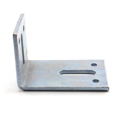 Bracket per angolo piatto galvanizzato per macchine da costruzione non standard