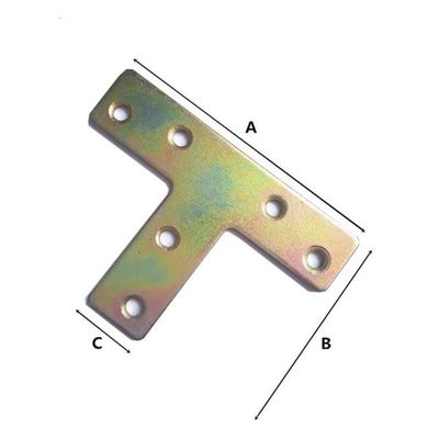 Strutture per la lavorazione del legno con supporto in T piatto in metallo personalizzato