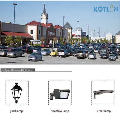 Bracket per polo di luce per scatole a LED a luce in bronzo lucido
