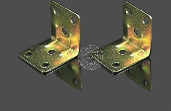 Hebei Copper Electroplating Metal Stamping Bending Corner Angle Bracket per travi di legno