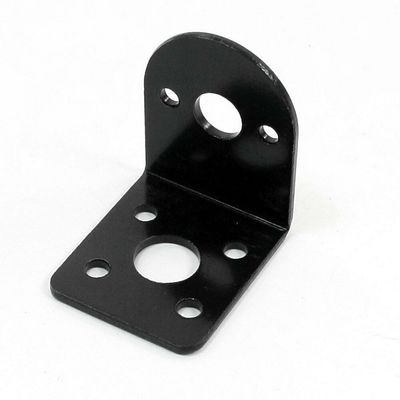 Fabbricazione di supporti metallici non standard per il collegamento di legno nero su misura