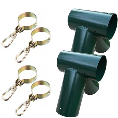 Logo personalizzato Pipe Swing Set Frame Fitting Hanger per il centro di gioco hardware