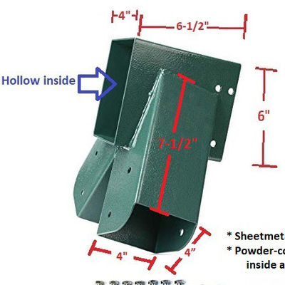 Brackets per angoli personalizzati con funzione di supporto e design rotondo quadrato