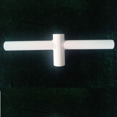 Ispezione interna 2 LIGHT RUND POLE ARM 180D MOUNT con Slipfitter e Trunion