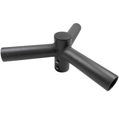 Triple Mount Spoke Mounting Bracket 120° Pole Top Tenon Arms Ispezione interna