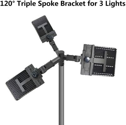 Triple Mount Spoke Mounting Bracket 120° Pole Top Tenon Arms Ispezione interna