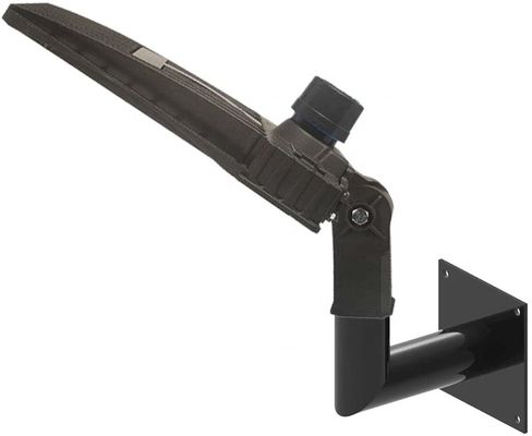 Anodizzato 90 gradi L-forma di palo quadrato Suprabracciale per LED scatola da scarpe Parcheggio Polo di luce