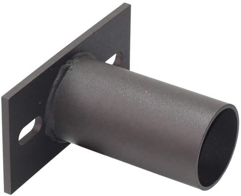 Anodizzato 90 gradi L-forma di palo quadrato Suprabracciale per LED scatola da scarpe Parcheggio Polo di luce