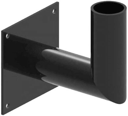 Anodizzato 90 gradi L-forma di palo quadrato Suprabracciale per LED scatola da scarpe Parcheggio Polo di luce
