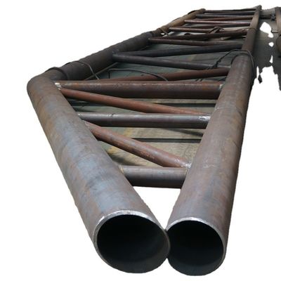 Supporto per tubi di saldatura in acciaio al carbonio personalizzato per ricambi di acciaio leggero in ferro industriale