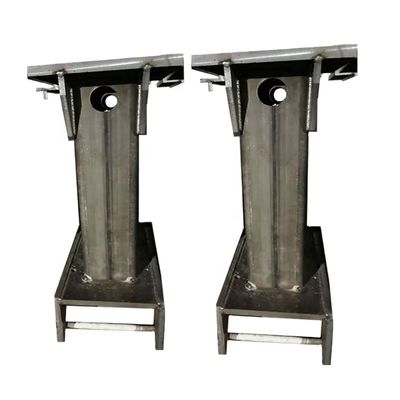 Fabbricazione di bracciale di telaio in lamiera di metallo spessa con taglio laser di saldatura e finitura levigata