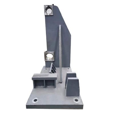 Fabbricazione di bracciale di telaio in lamiera di metallo spessa con taglio laser di saldatura e finitura levigata