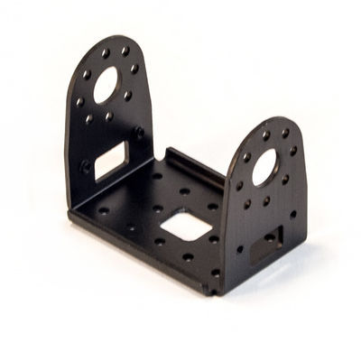 Classico scaffale di hardware bracket Stamping Saldatura bracket in nero con rivestimento di potenza