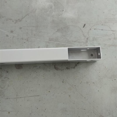 Fabbricazione su misura di tubi di acciaio quadrati di rivestimento in polvere di lamiere di metallo per prodotti