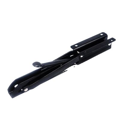 Modello di supporto per scaffali in legno nero con supporto e struttura a lato singolo personalizzati