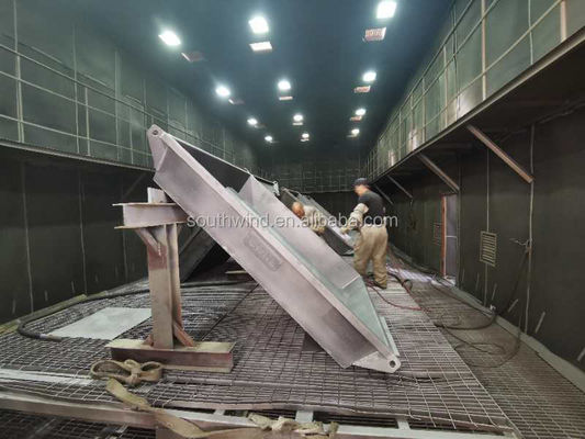Strutture di acciaio pesante non standard Fabbricazione di pezzi di legno di metallo