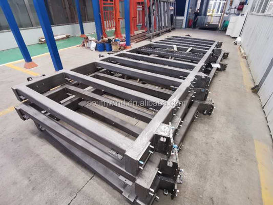 Strutture di acciaio pesante non standard Fabbricazione di pezzi di legno di metallo