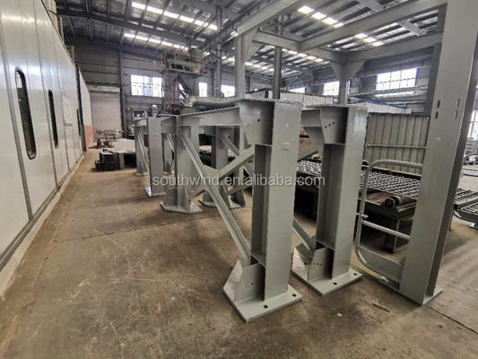 Strutture di acciaio pesante non standard Fabbricazione di pezzi di legno di metallo