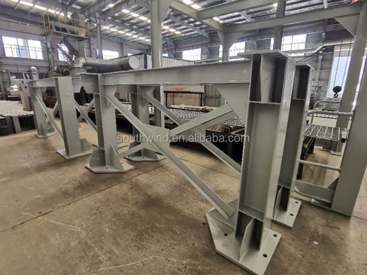 Strutture di acciaio pesante non standard Fabbricazione di pezzi di legno di metallo
