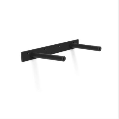 Scaffalature galleggianti invisibili placcate in zinco con struttura a bracciale unilaterale