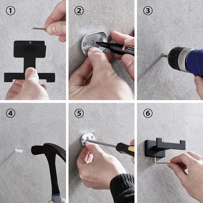ISO9001 2015 Processo di timbraggio certificato Set di accessori per il bagno a 4 pezzi