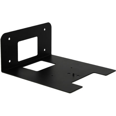 Supporto per il montaggio a parete con rivestimento in polvere nera su misura per la fotocamera a cupola