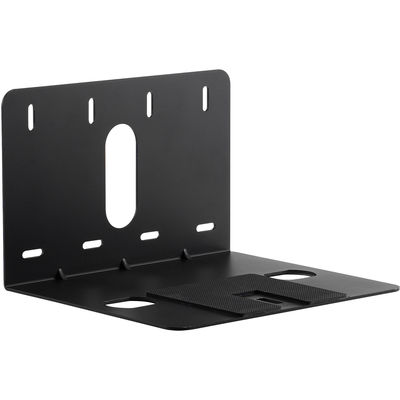 Supporto per il montaggio a parete con rivestimento in polvere nera su misura per la fotocamera a cupola
