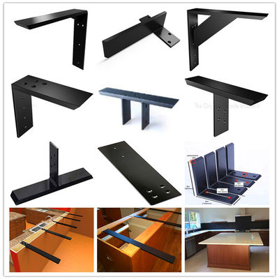 Servizio di supporti per tavoli galleggianti non standard/supporti per scaffali montati a parete in acciaio al carbonio