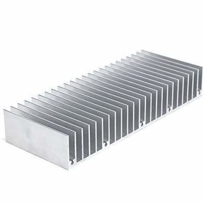 Non standard Custom 6063 Anodized Enclosure Aluminium Extrusion Heat Sink con Nickel Plating