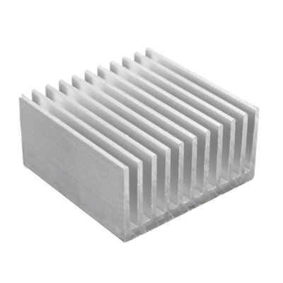 Non standard Custom 6063 Anodized Enclosure Aluminium Extrusion Heat Sink con Nickel Plating