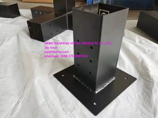Industria 3 Way Steel Arm Pergola Corner Bracket per 4x4 Punti in legno ISO9001 2015 Certificato