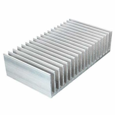 0.4-3mm Spessore Profilo di dissipatore di calore in alluminio per disegno di spatola personalizzato in qualsiasi colore