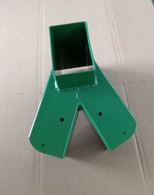 Bracket triangolare personalizzato per set oscillato di rivestimento in polvere verde in acciaio al carbonio ad uso pesante