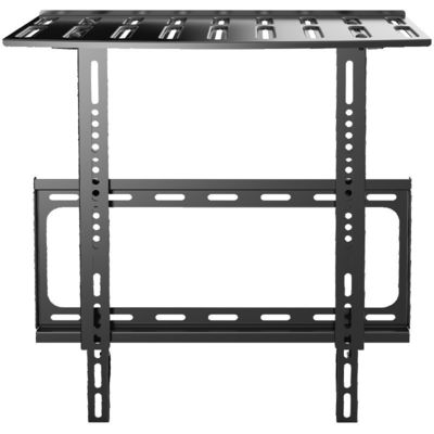 ISO9001 2008 Certificato Cromo Placcato Acciaio Mild Television Set Top Box Holder Bracket