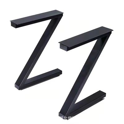 Prodotto in alluminio "Z" Design Acciaio gambe da tavola da cucina/salone di cucina stile industriale
