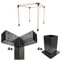 Kit di supporti per pergola in acciaio cinese a prezzi all'ingrosso per parti di condizionatori d'aria